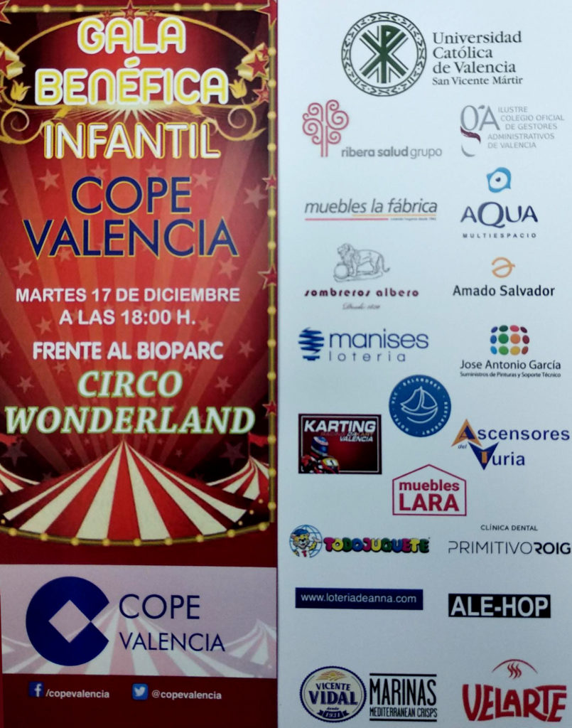 gala benefica - Ascensores del Turia valencia