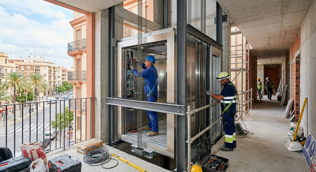 Servicios de instalación de ascensores en Valencia