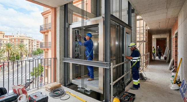 Servicios de instalación de ascensores en Valencia